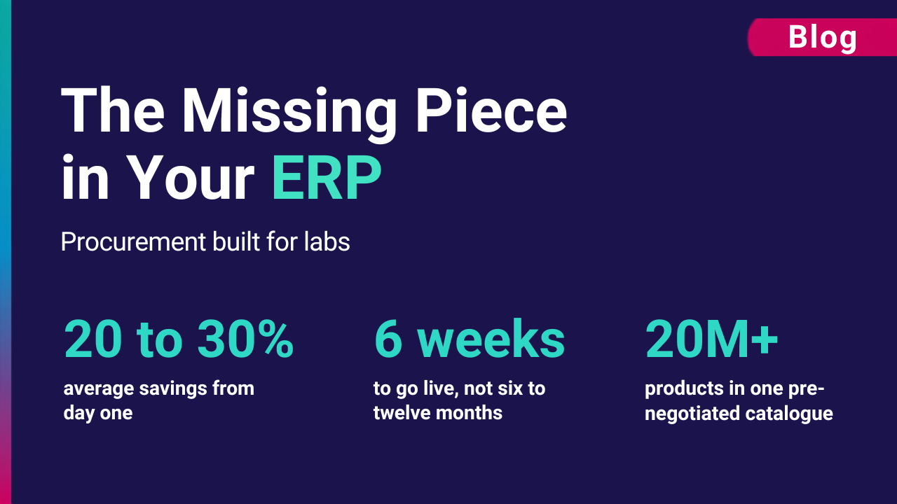The Missing Piece in Your ERP: Procurement Built for Labs article thumbnail image
